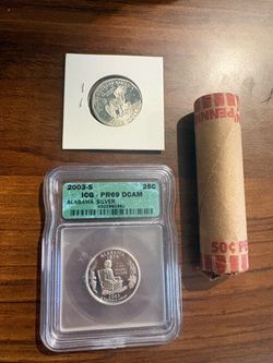 2003-S Alabama Silver Quarter ICG PR69 DCAM