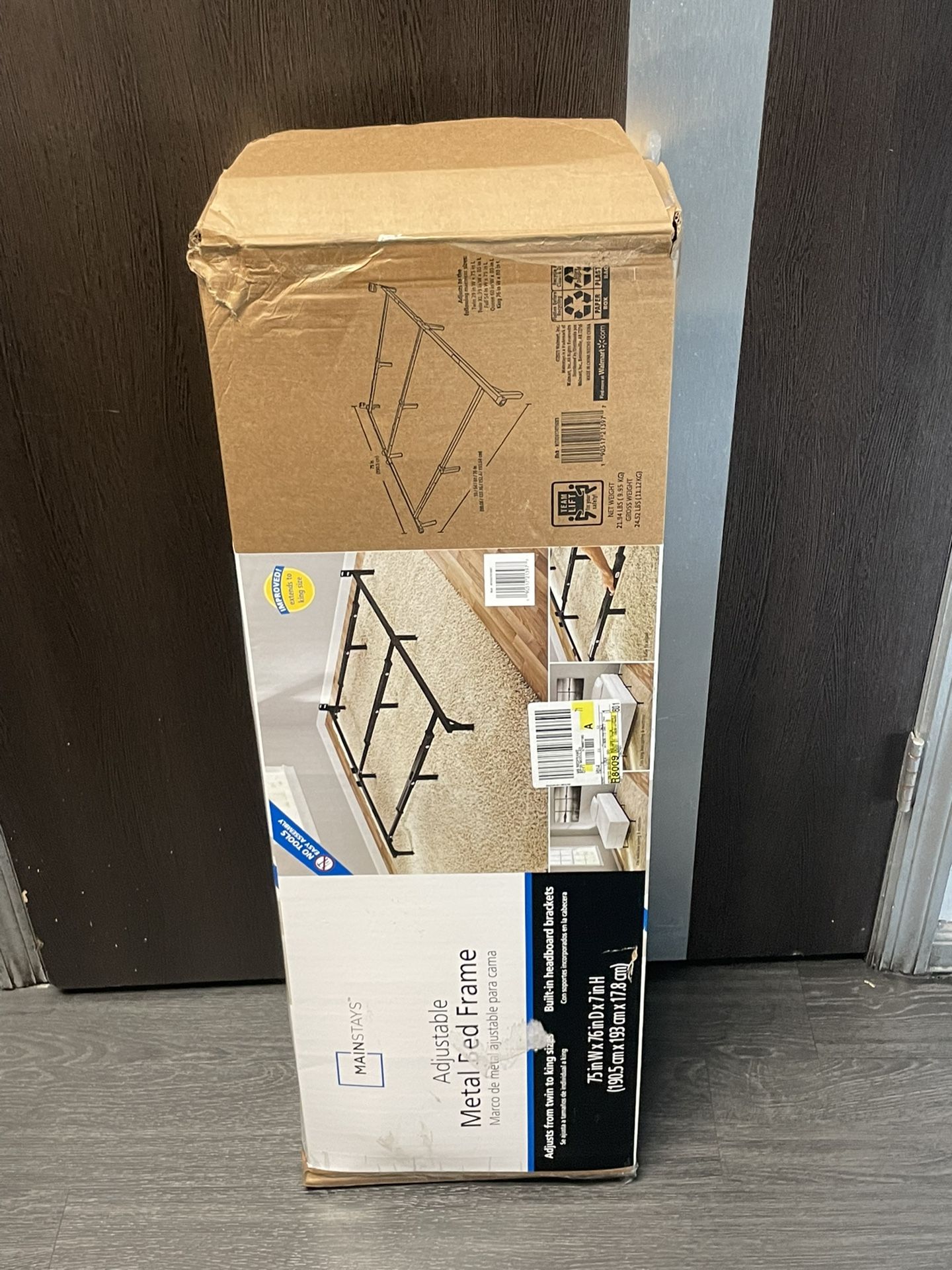 MAINSTAYS Adjustable Metal Bed Frame 