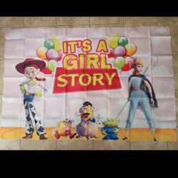 baby shower Toy Story backdrop 