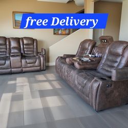 Sofa Set Recliner Power 