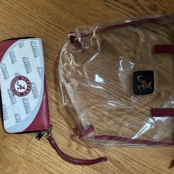 Univ Of Alabama Wallet & Clear Bag