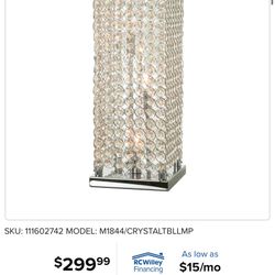 Crystal Tower 20” Lamp Shades