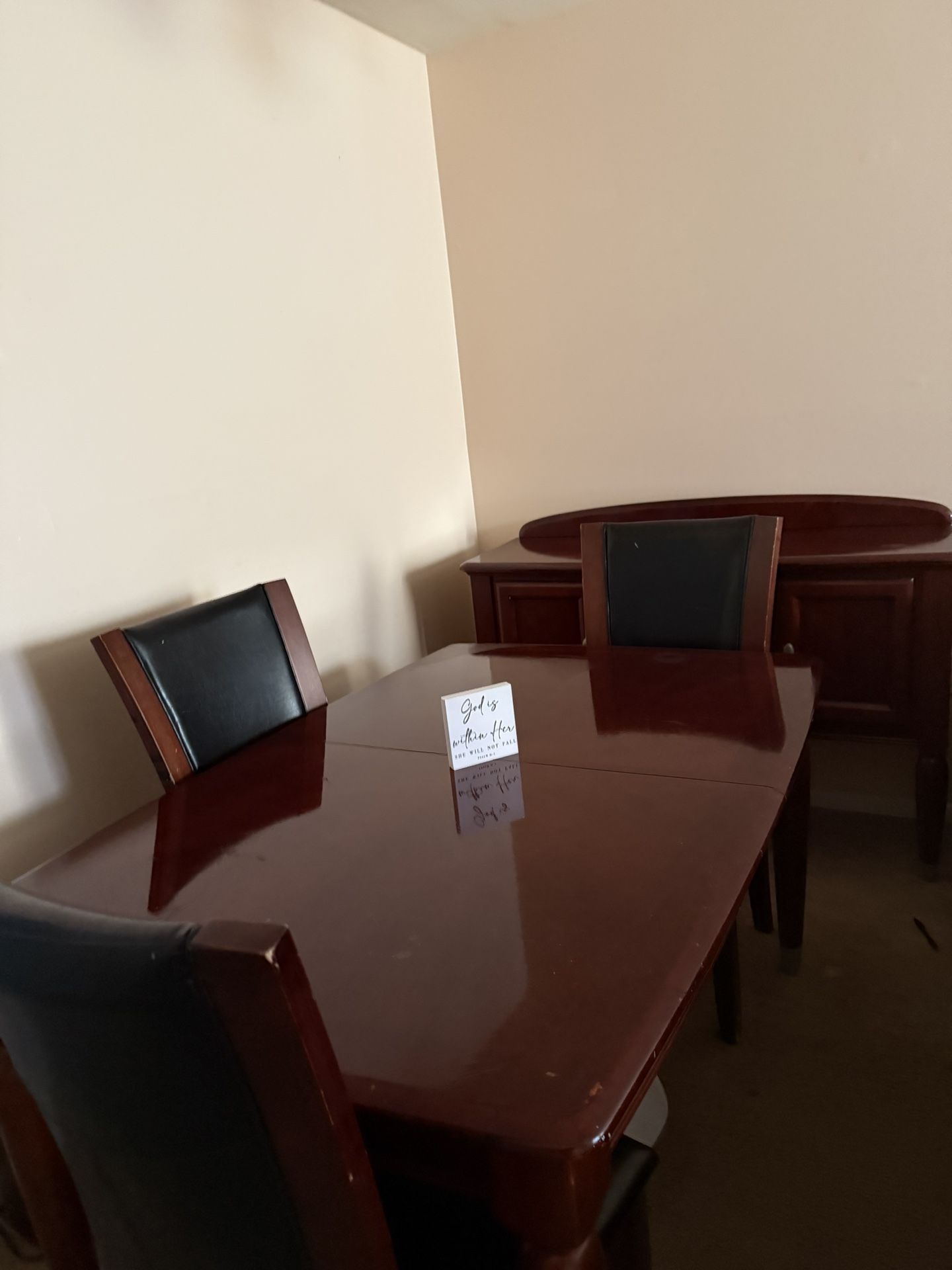 Dinning Table With Chairs And End Table