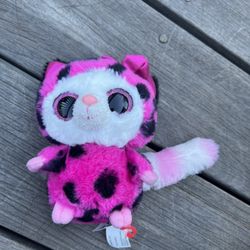 5" Aurora World YooHoo & Friends Plush hot pink cheetah 