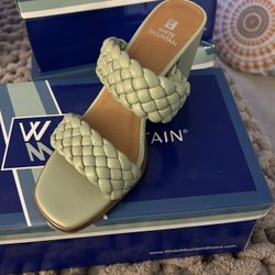 White Mountain Women’s Sandal With Heel