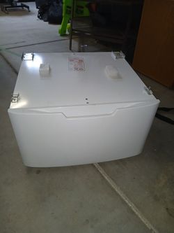 GE washer pedestal