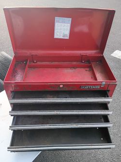 Craftsman 4 drawer tool box 