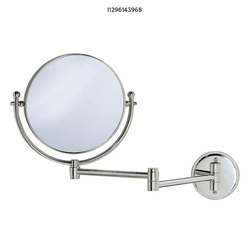 Gatco 15 in. x 12 in. Framed Makeup Mirror with Swing Arm in Chrome