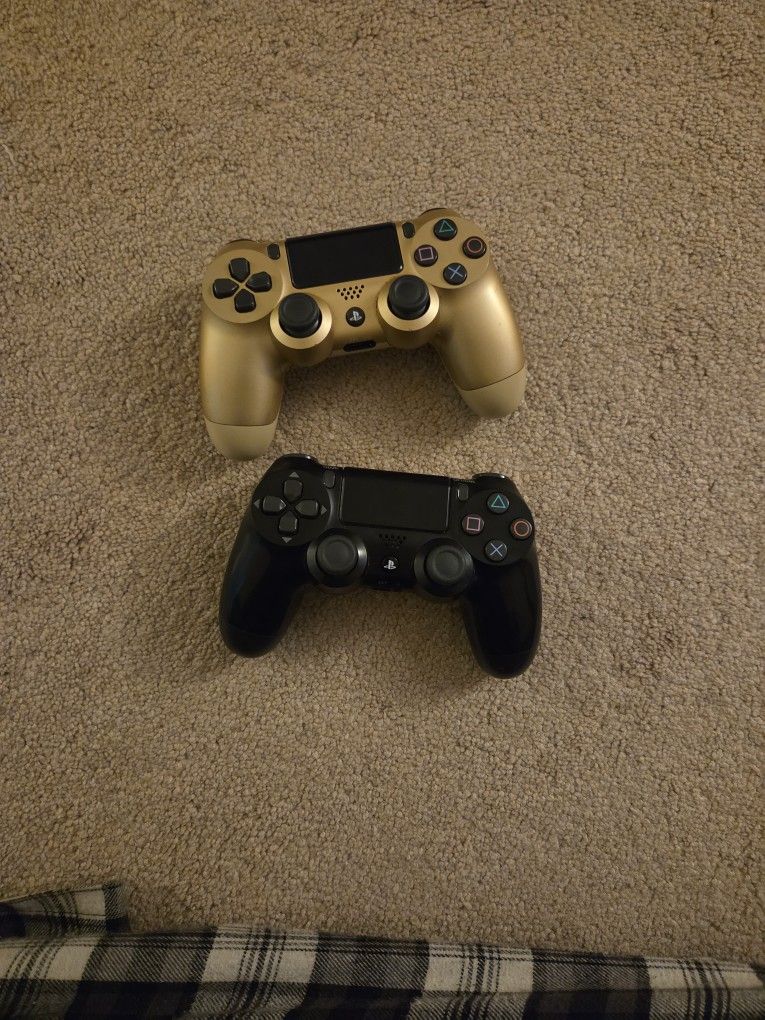 Two Ps4 Controllers
