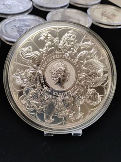 Queens Beast silver kilo.