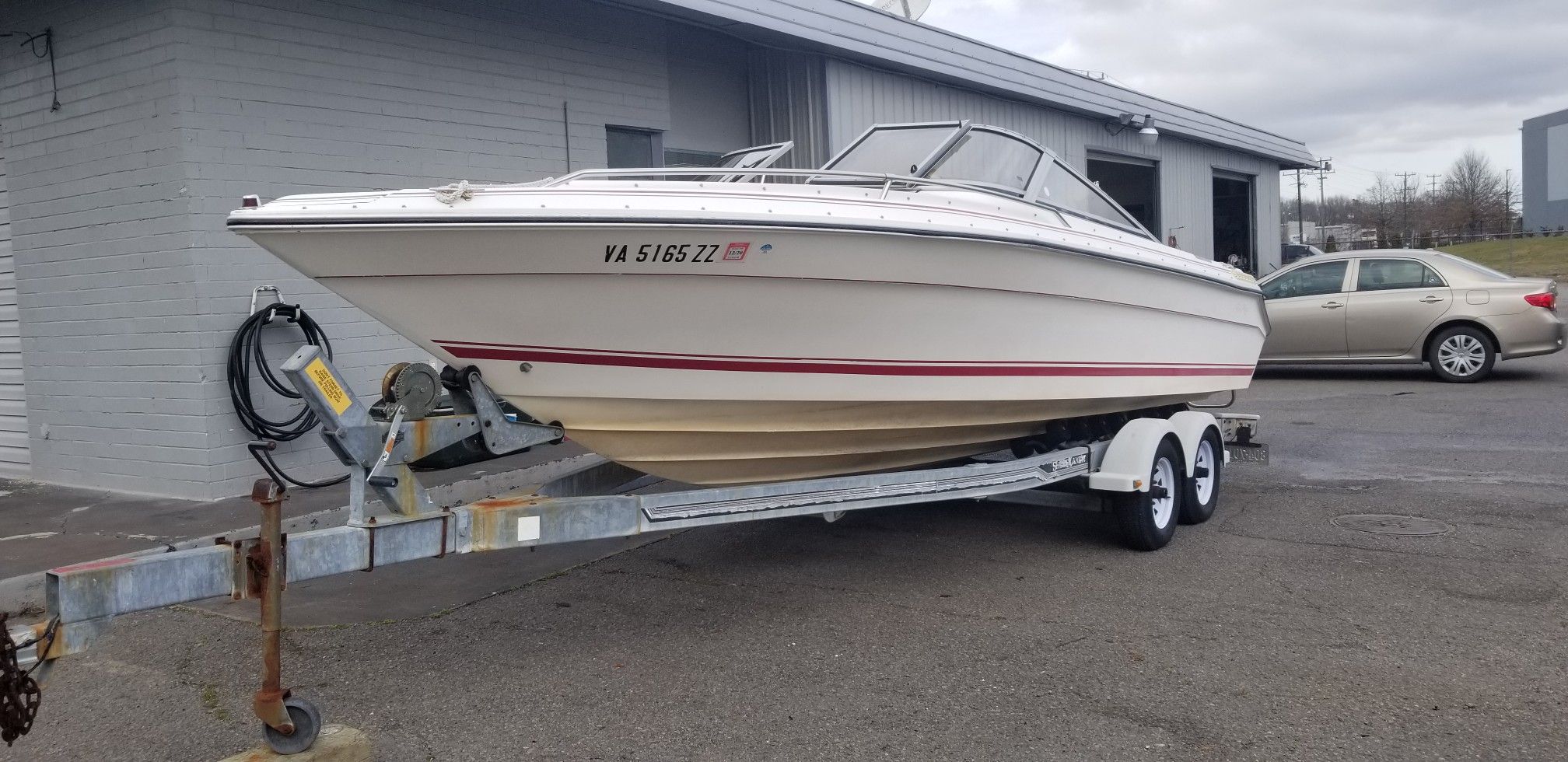 1989 Sea Ray 21' Bowrider with Shorelander Trailer for Sale in ...