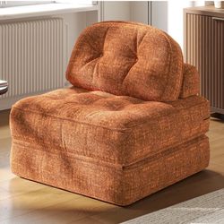 Dowinx Folding Sofa Bed with Pillow, Convertible Comfy Couch Bed for Adults Home Lounge and Gaming, Modern Comfortable Design for Apartment Living Roo