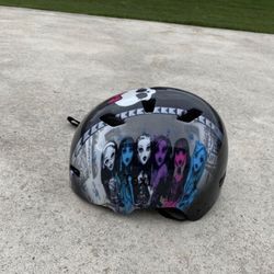 Girls Monster High bike helmet
