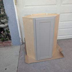Wall Corner Cabinet! New! Light Grey Shaker! 20 Available! $95 Each
