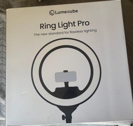 Lume Cube Ring Light Pro LED Ring Light Kit w/ Stand & Remote Control