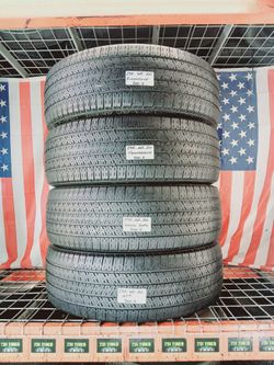 🇺🇸 4 GREAT USED TIRES LT275/65R20 FIRESTONE TRANSFORCE HT2 ALL SEASON HEAVY-DUTY PLY USED TIRES 275 65 20