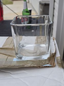 Glass Candle Holder