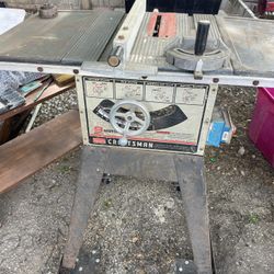 Table saw  Craftsman 