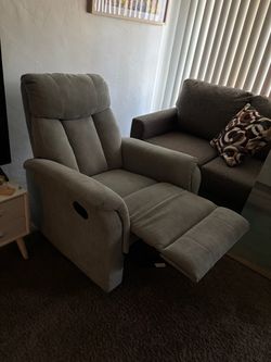 Grey Recliner