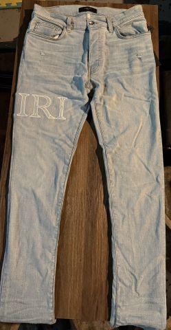AUTHENTIC AMIRI JEANS (SKINNY FIT) WITH LOGO
