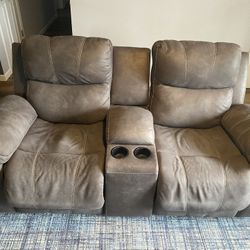 Two VERY comfortable electric recliner couches