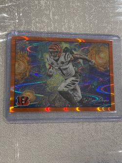 2025 Topps Chrome Cosmic -  Jamarr Chase Starry Night Orange /25 - Color Match