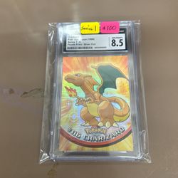 Series One Charzard Graded 8.5