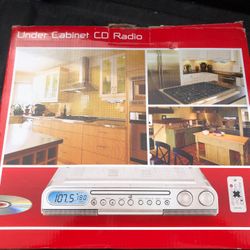 GPX KC318 CD Player, Undercabinet CD Radio, new in box