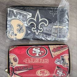 Littlearth NFL Curve Zip Organizer Wallets