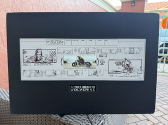 X-Men Original, Certified & Authenticated Storyboard (2009)