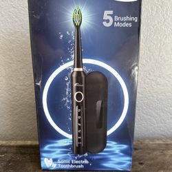 Sonic Rechargeable Electric Toothbrush with 5 Brushing Modes. “Brand new”