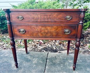 Vintage Hathaway’s Furniture NY Federal Style Mahogany Console Table