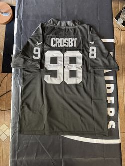 LAS VEGAS RAIDERS MAXX CROSBY STITCHED JERSEY UP TO 6XL - OVER 250 IN STOCK OPTIONS
