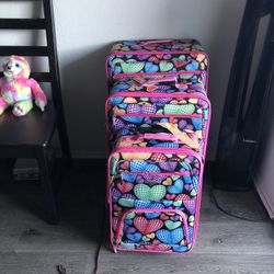 3 In 1 Multi-Color Travel Suit Case