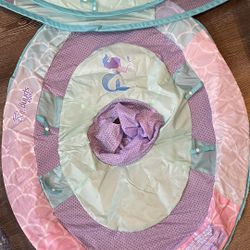 Swimways Baby Spring Float, Baby Pool Float with Canopy & UPF Protection, Swimming Pool Accessories