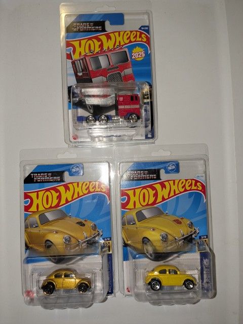Hot Wheels Transformers Trio