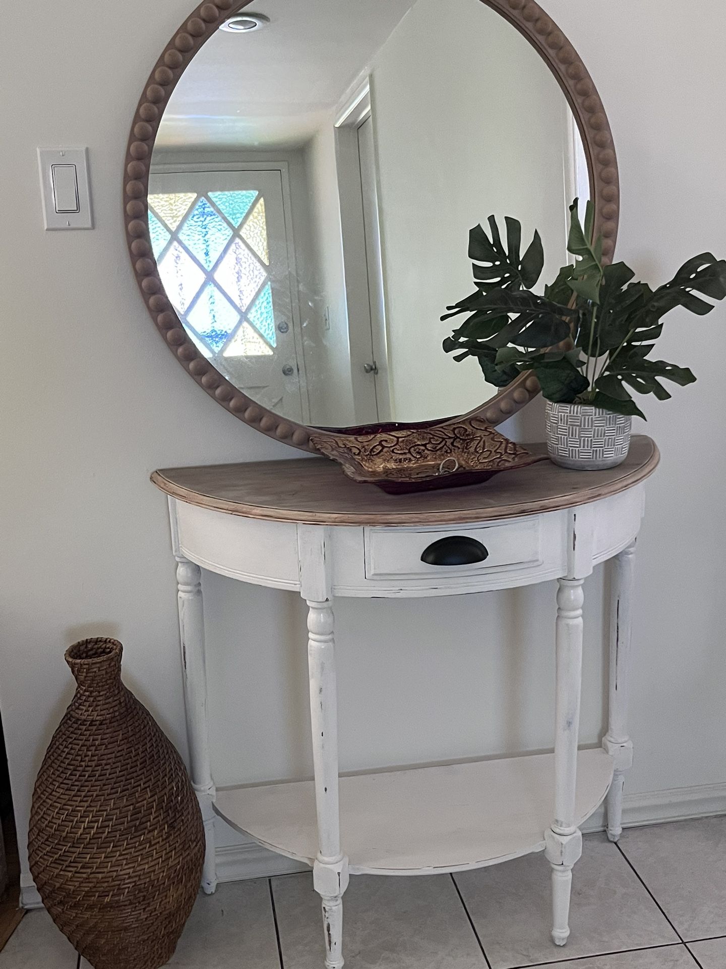 Shabby Chic Modern Farmhouse Entry Table 