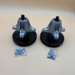 1 Pair Mower Blade Deck Spindle For MTD Troy-Bilt T-1500 T-1600 TB-46 (contact info removed)9