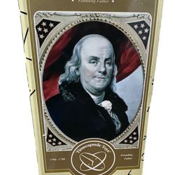 12" Talking BENJAMIN FRANKLIN Doll Figure Ltd Edition Rare Toy Presidents NIB
