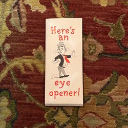 1950’s Vintage Ellen the eye-opener 