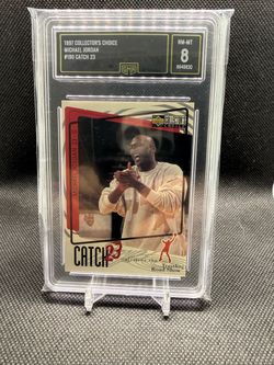 Michael Jordan 1997 Collector's Choice #190 Catch 23