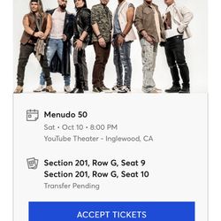 MENUDO Concert Tickets
