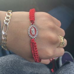 Red Virgin Mary Bracelet