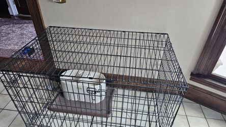  Dog Kennel, Dog Ramp, Bowl and Dog Bed for Large Dog