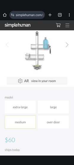 Simple Human Shower Caddy
