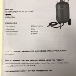 Jobsmart Sand Blaster Harbor Freight 