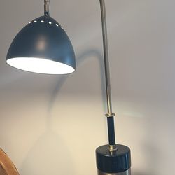 Task lamp marble & metal