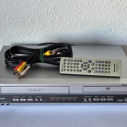 Panasonic PV-D4745S DVD VCR VHS Combo Player With Remote & AV Cables