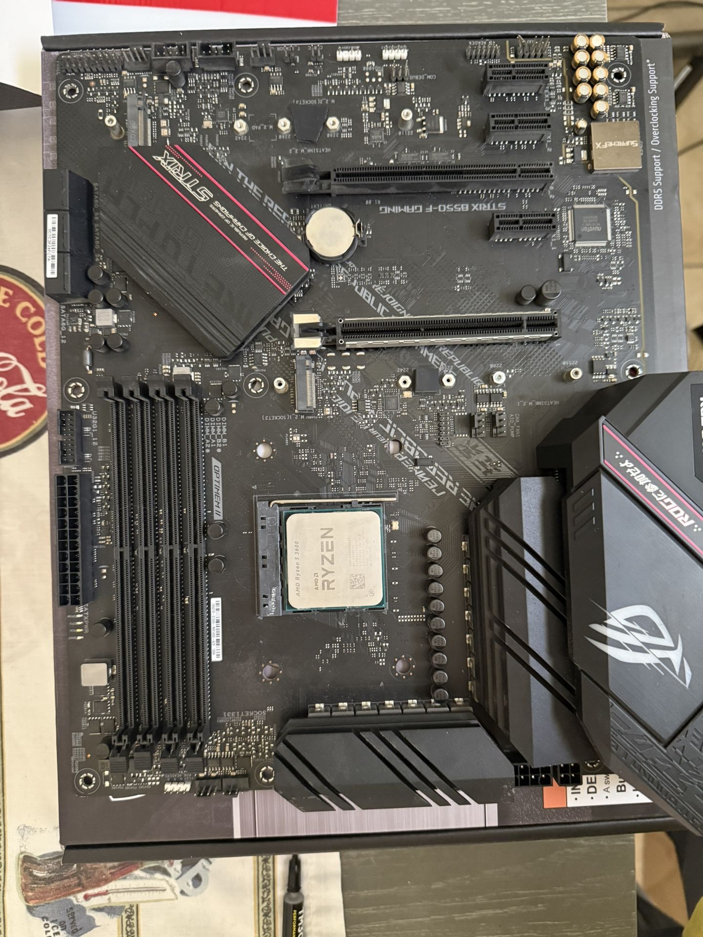 Ryzen 5 3600 W/MOBO