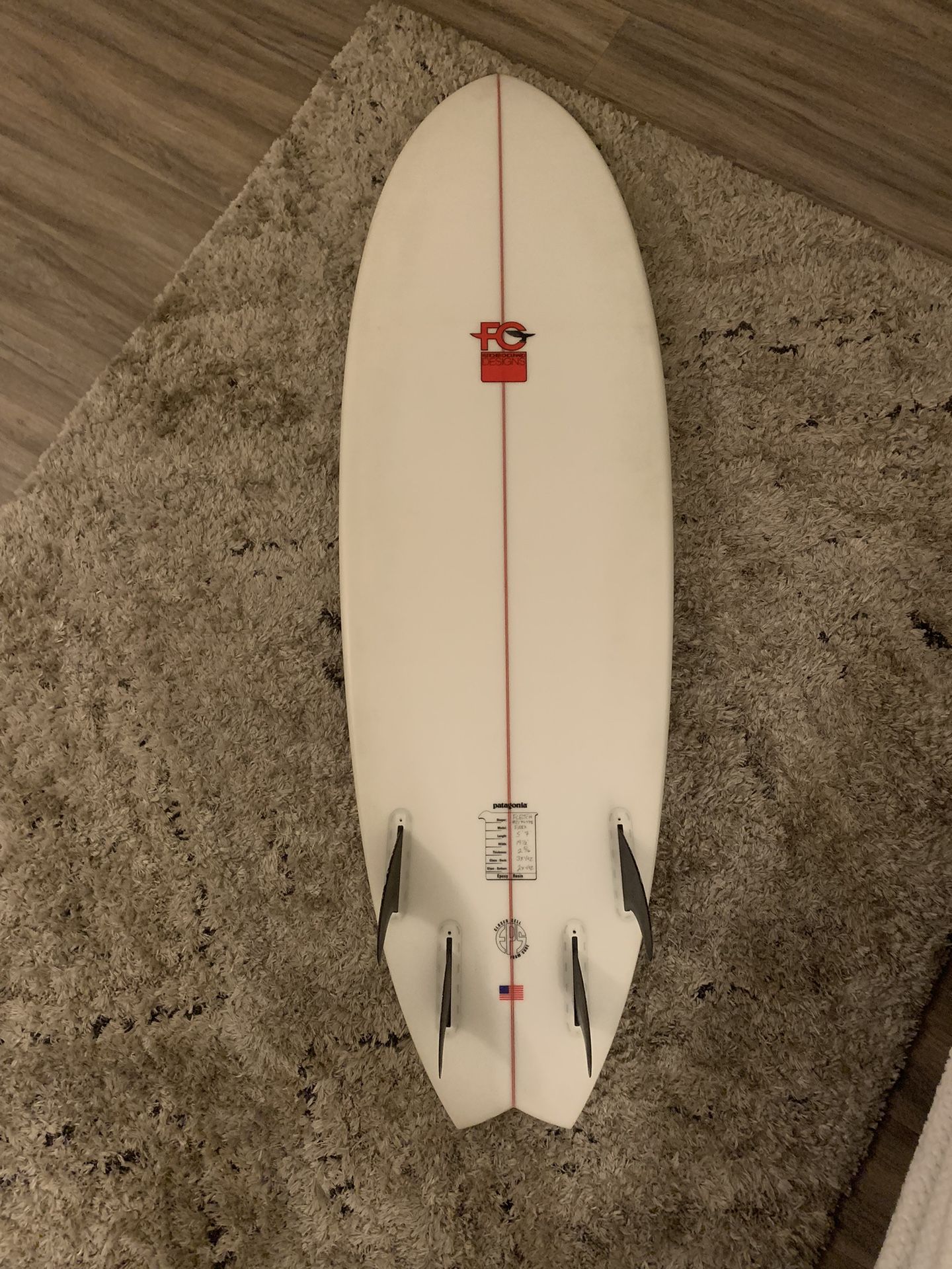 Surfboard 5.7 FCD Fark ( Patagonia )
